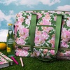 image:imagekate spade new york Large Capacity Insulated Cooler Tote Bag Soft Sided Portable Beach Cooler with Shoulder Strap Hidden Garden