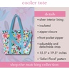 image:imagekate spade new york Large Capacity Insulated Cooler Tote Bag Soft Sided Portable Beach Cooler with Shoulder StrapSafari Floral