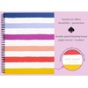 image:imagekate spade new york Large College Ruled Notebook 11 x 95 Spiral Notebook with 160 PagesCandy Stripe