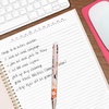 image:imagekate spade new york Large College Ruled Notebook 11 x 95 Spiral Notebook with 160 PagesGold Dot with Script