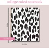image:imagekate spade new york Large College Ruled Notebook 11 x 95 Spiral Notebook with 160 PagesModern Leopard