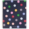 image:imagekate spade new york Large College Ruled Notebook 11 x 95 Spiral Notebook with 160 PagesSpade Smiley