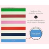 image:imagekate spade new york Large College Ruled Notebook Top Spiral Notebook with 160 Pages 1175 x 85 Writing Pad Paint by NumbersAdventure Stripe