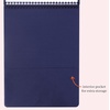 image:imagekate spade new york Large College Ruled Notebook Top Spiral Notebook with 160 Pages 1175 x 85 Writing Pad Paint by NumbersAdventure Stripe