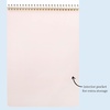 image:imagekate spade new york Large College Ruled Notebook Top Spiral Notebook with 160 Pages 1175 x 85 Writing Pad Paint by NumbersGold Spade Floral