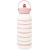 image:imagekate spade new york Large Insulated Stainless Steel Water Bottle 33 Ounce Metal Water Bottle Double Wall Travel Tumbler with Lid Goddess Stripe