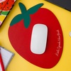 image:imagekate spade new york Leatherette Mouse Pad 1075 x 775 Mouse Mat with NonSlip Back Cute Mouse Pad for Office Desk Strawberry