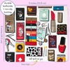 image:imagekate spade new york Leatherette Mouse Pad 9 x 8 Mouse Mat with NonSlip Back Cute Mouse Pad for Office Desk BookshelfPurse Matchbook