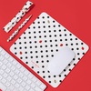 image:imagekate spade new york Leatherette Mouse Pad 9 x 8 Mouse Mat with NonSlip Back Cute Mouse Pad for Office Desk Ladybug Dot