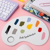 image:imagekate spade new york Leatherette Mouse Pad 9 x 8 Mouse Mat with NonSlip Back Cute Mouse Pad for Office Desk Painterly Strokes