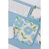 image:imagekate spade new york Leatherette Mouse Pad 9 x 8 Mouse Mat with NonSlip Back Cute Mouse Pad for Office Desk Sunshine Floral