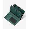 image:imagekate spade new york Leila Pebbled Leather Medium Compact Bifold WalletDeep Jade