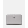 image:imagekate spade new york Leila Pebbled Leather Medium Compact Bifold WalletMountain Grey