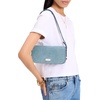 image:imagekate spade new york Liv Denim Suede Small East West ShoulderBlue Suede Denim