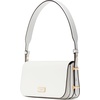 image:imagekate spade new york Liv Denim Suede Small East West ShoulderTrue White