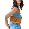 image:imagekate spade new york Loop Leather Small Flap Shoulder BagGarden Soil Leather and Suede