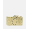 image:imagekate spade new york Loop Pebbled Leather Ew Zip Card CaseSnake Embossed Pale Citron