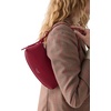 image:imagekate spade new york Loop Pebbled Leather PochetteRed Jam
