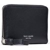 image:imagekate spade new york Loop Pebbled Leather Small Zip Around WalletBlack