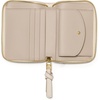 image:imagekate spade new york Loop Pebbled Leather Small Zip Around WalletCashew Milk