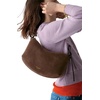 image:imagekate spade new york Loop Shoulder BagHot Fudge Suede
