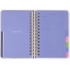 image:imagekate spade new york Medium Planner 8 x 675 Spiral Bound Agenda with Monthly amp Weekly Layouts Goal Tracker Vacation Planner Stickers Tabs Elastic Closure amp Pocket August 2026December 2027 Flora Date