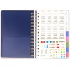 image:imagekate spade new york Medium Planner 8 x 675 Spiral Bound Agenda with Monthly amp Weekly Layouts Goal Tracker Vacation Planner Stickers Tabs Elastic Closure amp Pocket August 2026December 2027 Flora Date