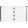 image:imagekate spade new york Meeting Notes Journal 10 x 85 Spiral Notebook with 100 Entries Leatherette Cover Elastic Closure Work Organizer for Notes Objectives amp Action Items Almond Dot