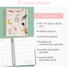 image:imagekate spade new york Mega Planner 10 x 85 Spiral Bound Agenda with Monthly amp Weekly Layouts Goal Tracker Vacation Planner Stickers Tabs Elastic Closure amp Pocket August 2026December 2027 New York Dream