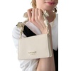 image:imagekate spade new york Natasha Crinkle Patent Leather Card Case CrossbodyCashew Milk With Rose Strap