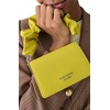 image:imagekate spade new york Natasha Crinkle Patent Leather Card Case CrossbodyLime Slice With Scrunch Strap