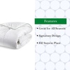 image:imagekate spade new york Noel FullQueen Comforter Down Alternative Comforter with Jacquard Dot Design 300 Thread Count and 100 Cotton All Season Bedding Machine Washable WhiteNoel