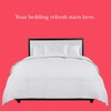 image:imagekate spade new york Noel FullQueen Comforter Down Alternative Comforter with Jacquard Dot Design 300 Thread Count and 100 Cotton All Season Bedding Machine Washable WhiteNoel