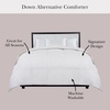 image:imagekate spade new york Noel FullQueen Comforter Down Alternative Comforter with Jacquard Dot Design 300 Thread Count and 100 Cotton All Season Bedding Machine Washable WhiteNoel