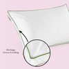 image:imagekate spade new york Noel SoftMedium 20 x 28 Adjustable Down Alternative Pillow 300 Thread Count Cotton Cover Best for Back or Stomach Sleepers Queen WhiteFirmExtra Firm