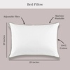 image:imagekate spade new york Noel SoftMedium 20 x 28 Adjustable Down Alternative Pillow 300 Thread Count Cotton Cover Best for Back or Stomach Sleepers Queen WhiteFirmExtra Firm