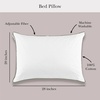 image:imagekate spade new york Noel SoftMedium 20 x 28 Adjustable Down Alternative Pillow 300 Thread Count Cotton Cover Best for Back or Stomach Sleepers Queen WhiteSoftMedium