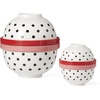 image:imagekate spade new york On The Spot Nesting Set 8Piece WhiteMultiNesting Set