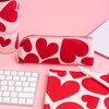 image:imagekate spade new york Pen and Pencil Case with Office Supplies Zip Pouch Includes 2 Pencils Sharpener Eraser and Ruler Grand Plaid DuoSweet Hearts