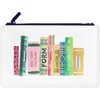 image:imagekate spade new york Pencil Pouch Including 2 Pencils Sharpener Eraser and Ruler Zipper Pouch for Organizing Office SuppliesBookshelf