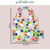 image:imagekate spade new york Reusable Produce Bags Shopping Tote with Zipper Storage Pouch Lightweight Foldable Grocery BagMini Golf