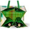 image:imagekate spade new york Reusable Shopping Bag Grocery Tote with Shoulder Straps Collapsible ToteGarden Plaid