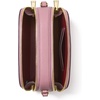 image:imagekate spade new york Serena Pebbled Leather Double Zip Dome CrossbodyDusk Rose