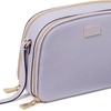 image:imagekate spade new york Serena Pebbled Leather Double Zip Dome CrossbodyLavender Cream