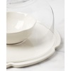 image:imagekate spade new york Serveware What A Treat 3In1 Cake Stand Porcelain amp Wood Material Dishwasher Safe Bowl amp Cloche Snack Bowls Cupcake Stand Serving Bowls White 3 Pieces 12 Ounce Bowl