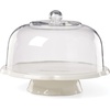 image:imagekate spade new york Serveware What A Treat 3In1 Cake Stand Porcelain amp Wood Material Dishwasher Safe Bowl amp Cloche Snack Bowls Cupcake Stand Serving Bowls White 3 Pieces 12 Ounce Bowl