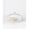 image:imagekate spade new york Serveware What A Treat 3In1 Cake Stand Porcelain amp Wood Material Dishwasher Safe Bowl amp Cloche Snack Bowls Cupcake Stand Serving Bowls White 3 Pieces 12 Ounce Bowl