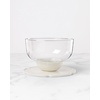 image:imagekate spade new york Serveware What A Treat 3In1 Cake Stand Porcelain amp Wood Material Dishwasher Safe Bowl amp Cloche Snack Bowls Cupcake Stand Serving Bowls White 3 Pieces 12 Ounce Bowl