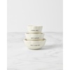 image:imagekate spade new york Serveware What A Treat Stacking Bowl Set Of 3 Porcelain Material Dishwasher And Microwave Safe 6 10 amp 12oz Serving Bowls Soup Bowls Salad Bowl White 3 Piece