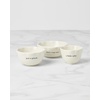 image:imagekate spade new york Serveware What A Treat Stacking Bowl Set Of 3 Porcelain Material Dishwasher And Microwave Safe 6 10 amp 12oz Serving Bowls Soup Bowls Salad Bowl White 3 Piece
